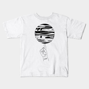 Spinning Bowling Ball Kids T-Shirt